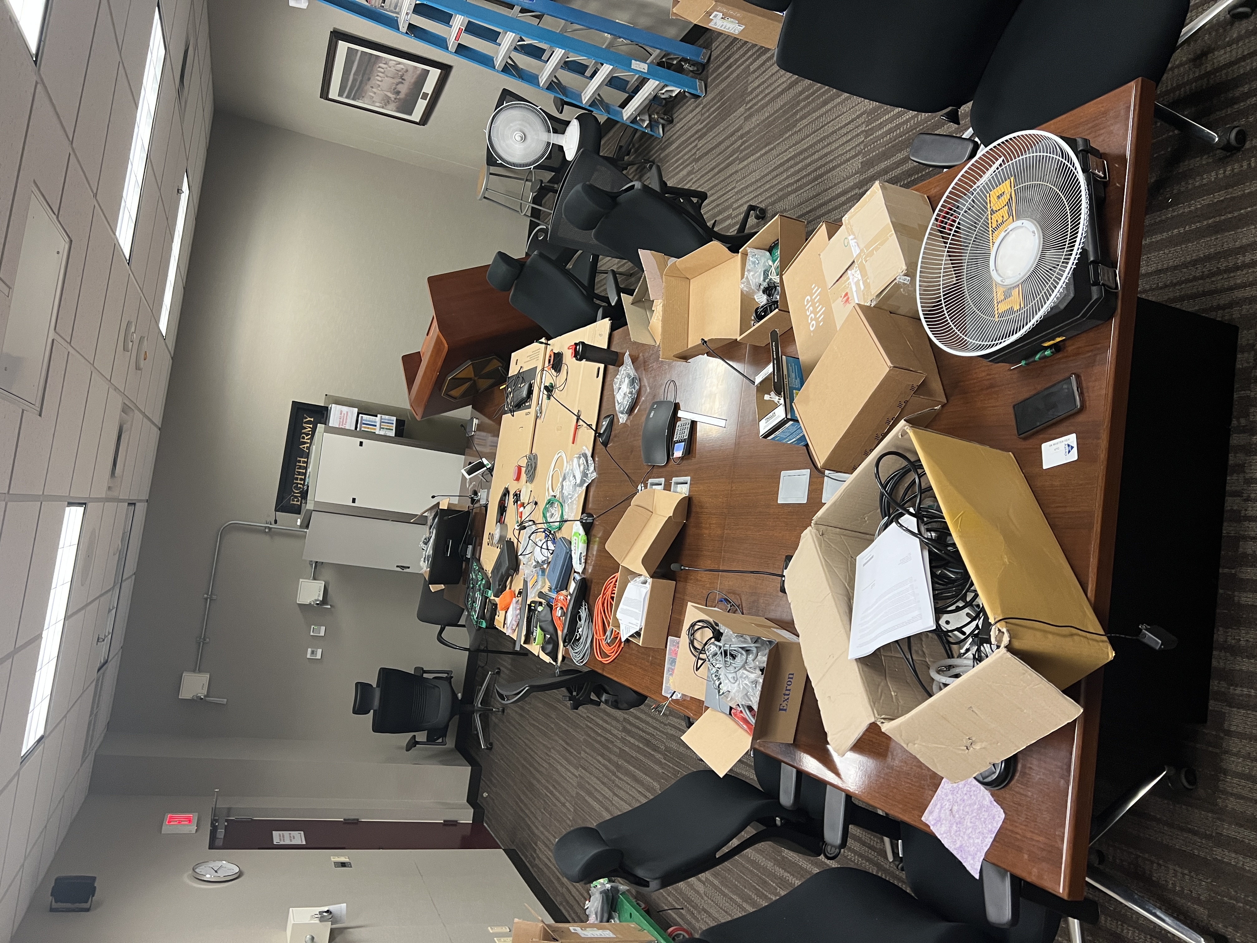 Network stack before installation